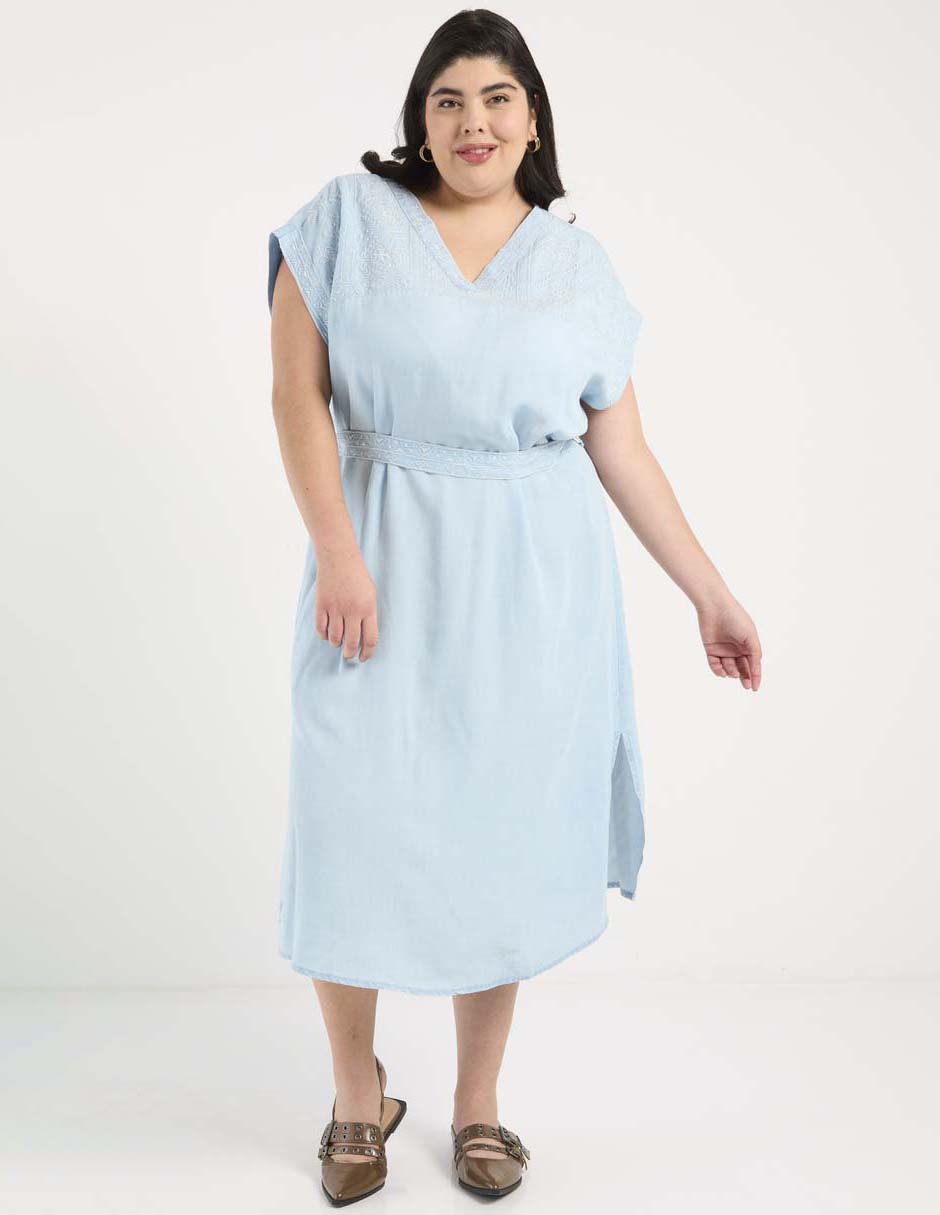Vestido midi casual Weekend Plus para mujer