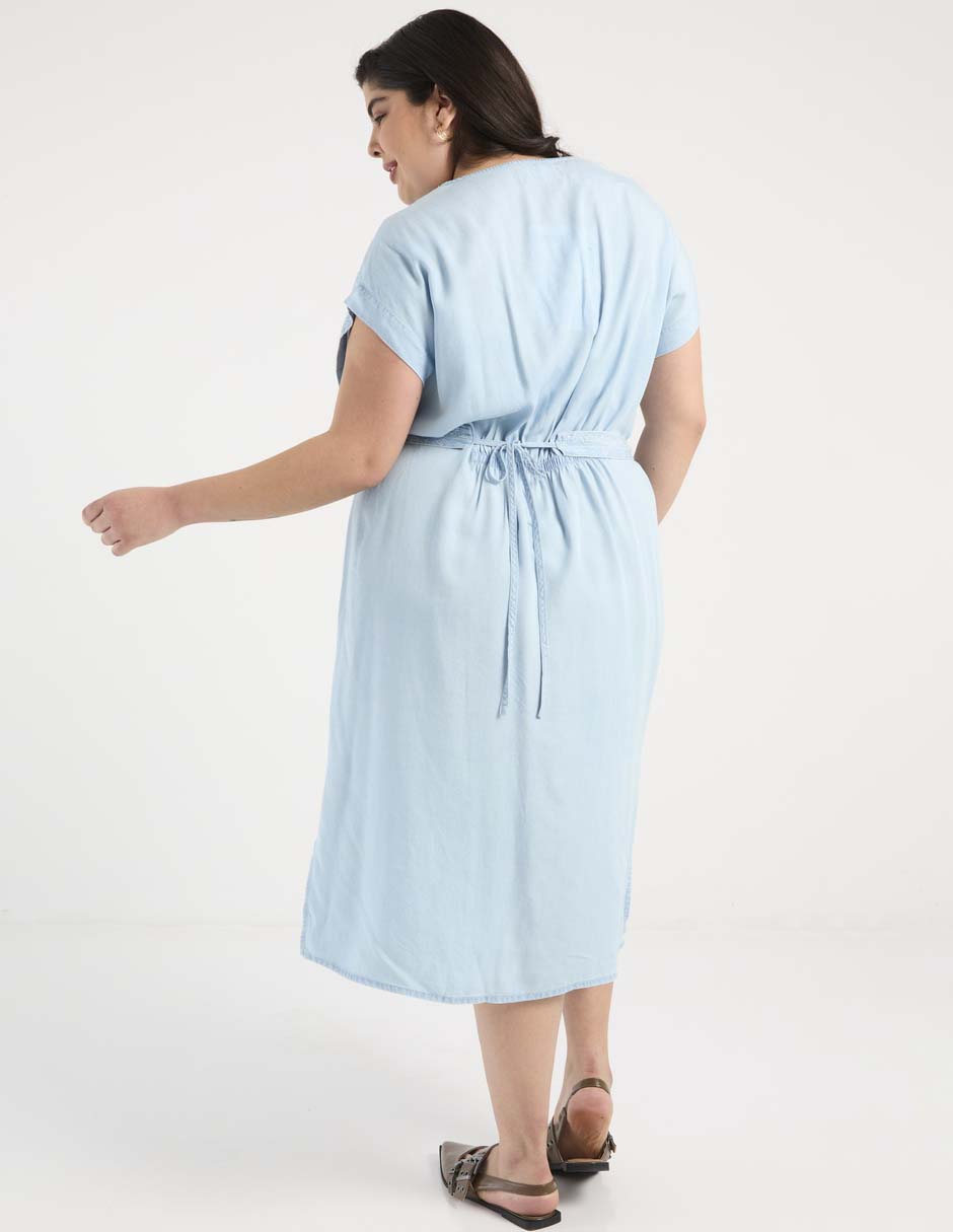 Vestido midi casual Weekend Plus para mujer