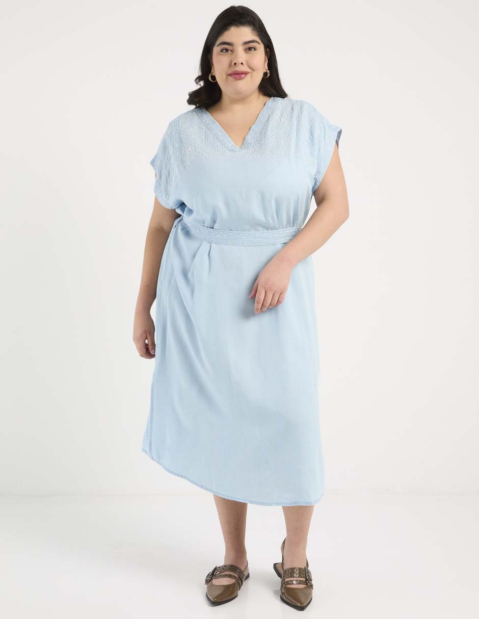 Vestido midi casual Weekend Plus para mujer