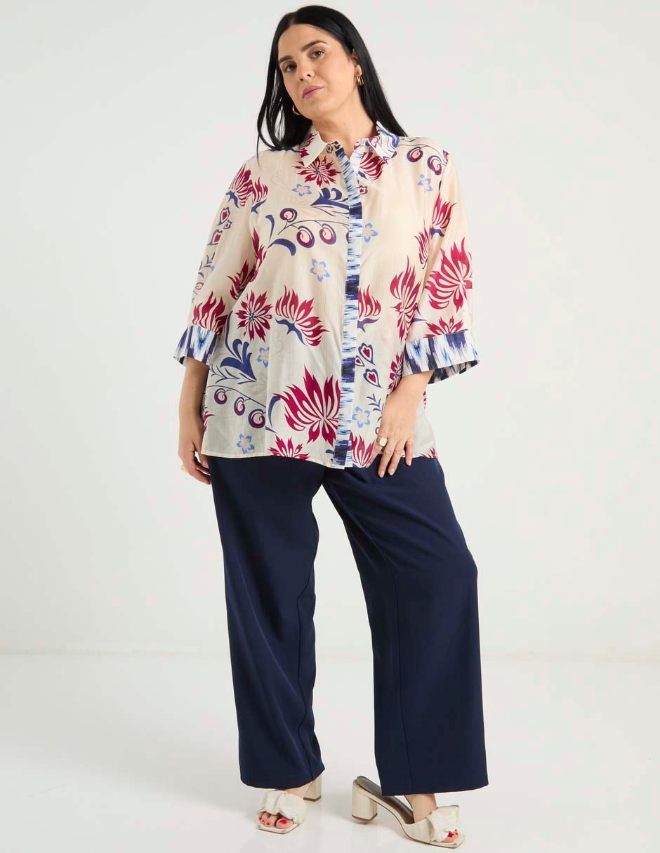 Blusa Weekend Plus manga 3/4 para mujer