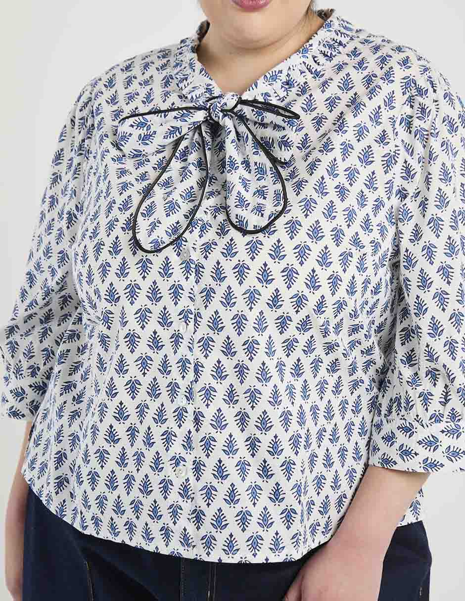Blusa Weekend Plus manga 3/4 para mujer