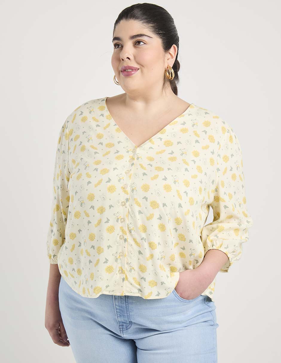 Blusa Disney Dtr manga 3/4 para mujer 7