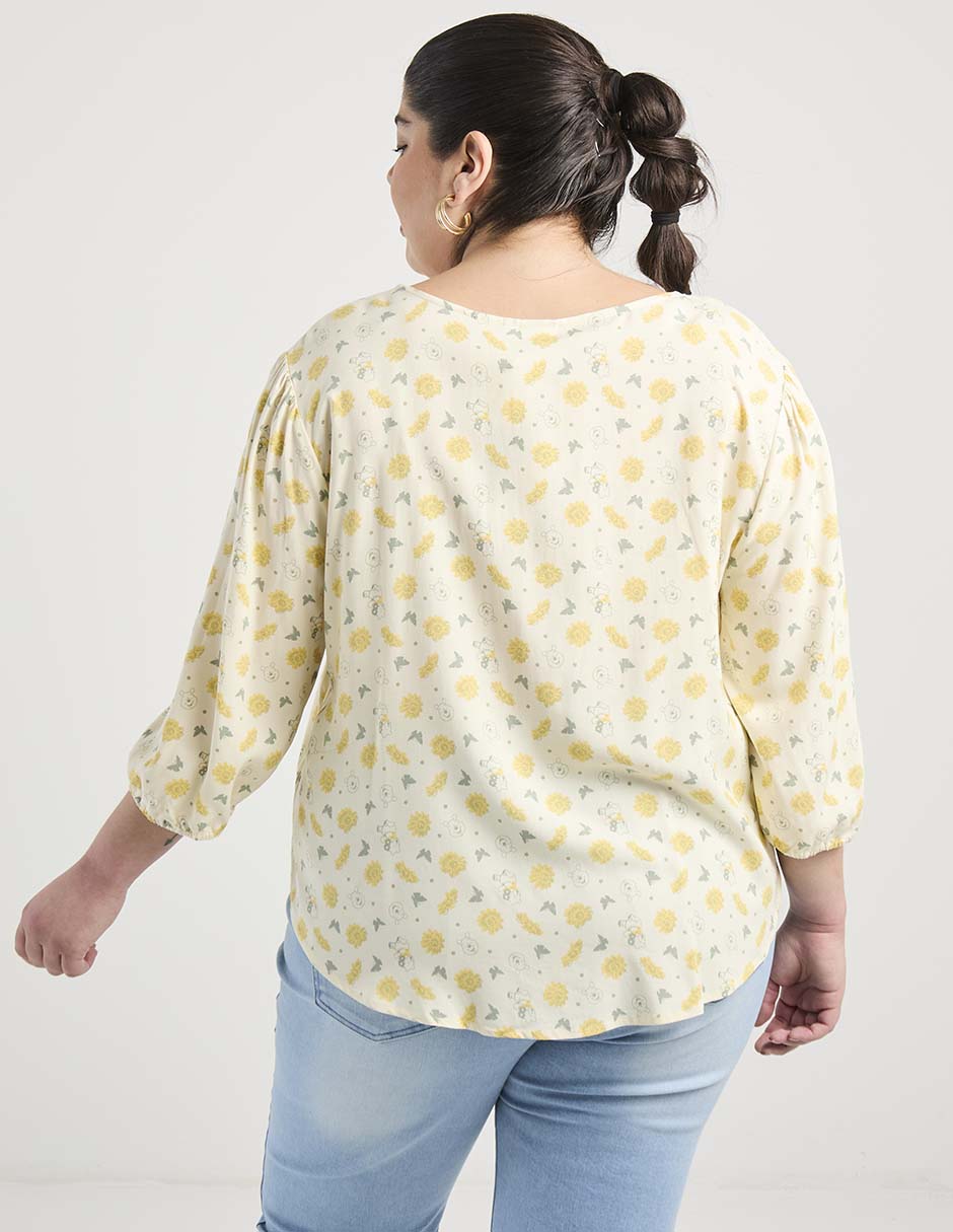 Blusa Disney Dtr manga 3/4 para mujer 11