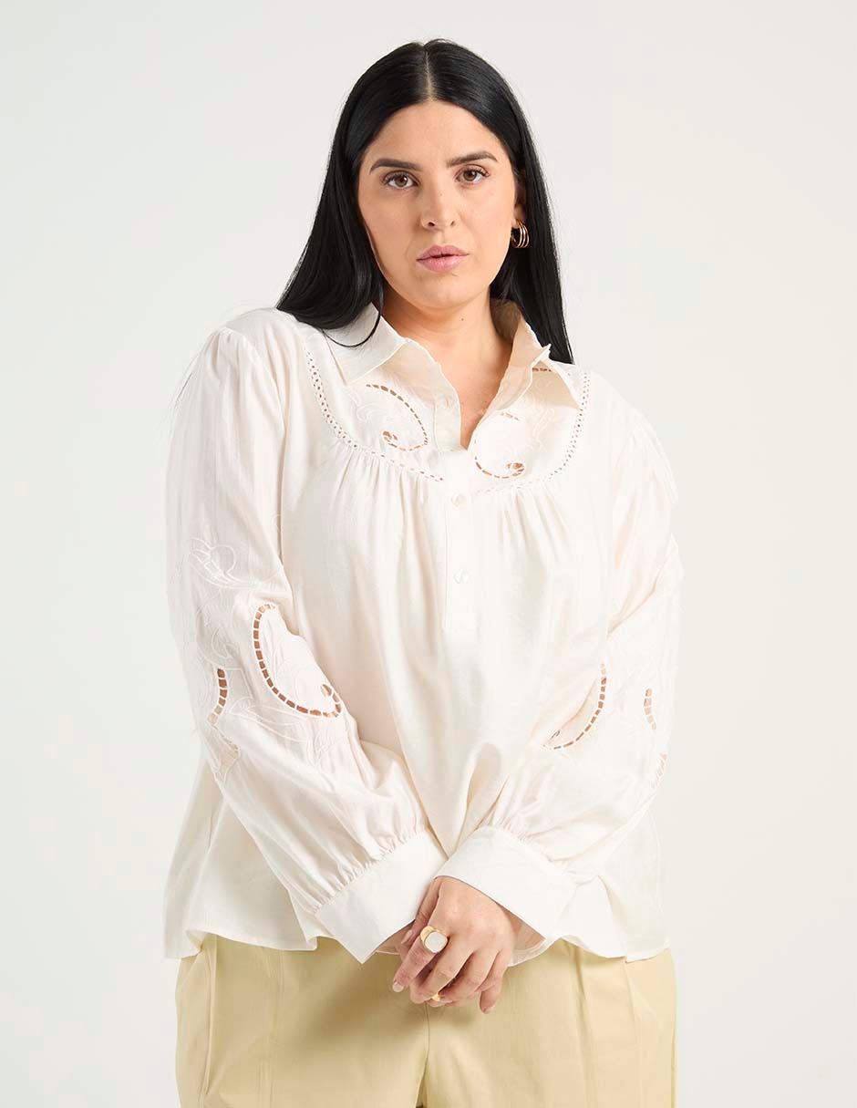 Blusa manga larga para mujer 1