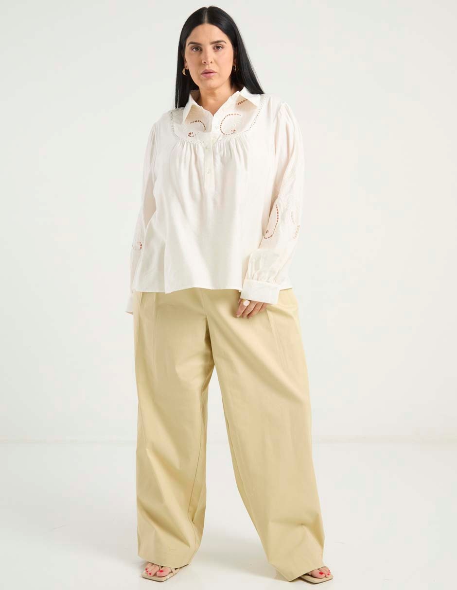 Blusa manga larga para mujer 7