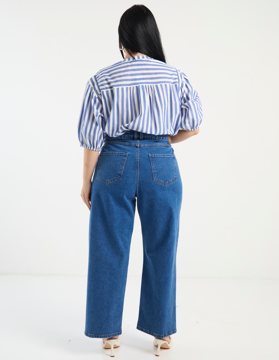Jeans wide leg para mujer 4