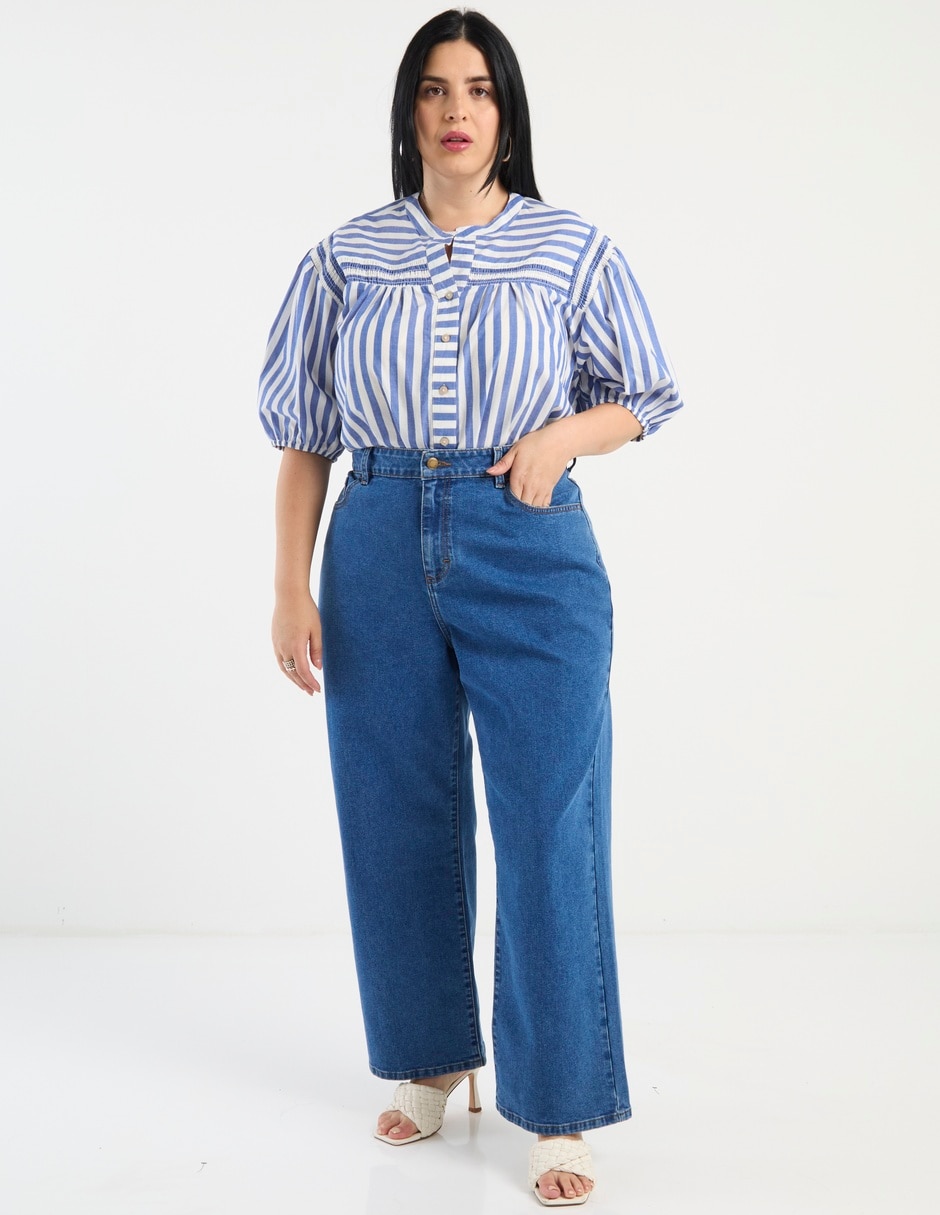 Jeans wide leg para mujer 3