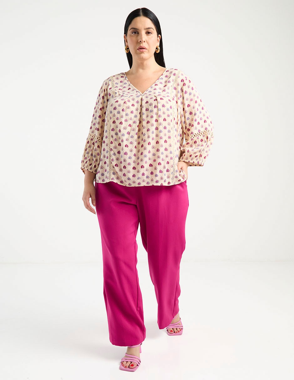 Blusa manga larga para mujer 8