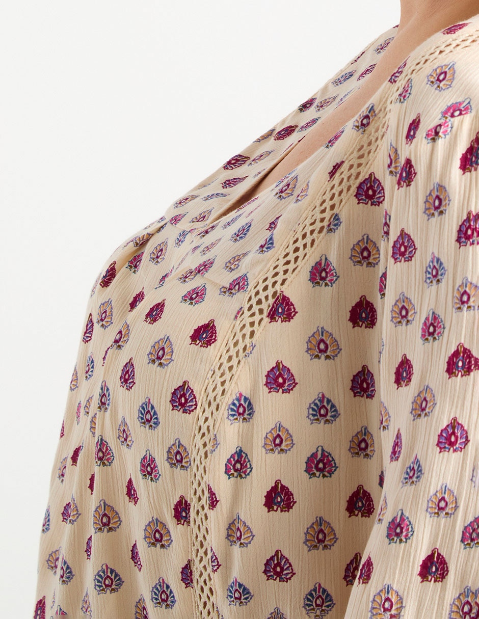 Blusa manga larga para mujer 9