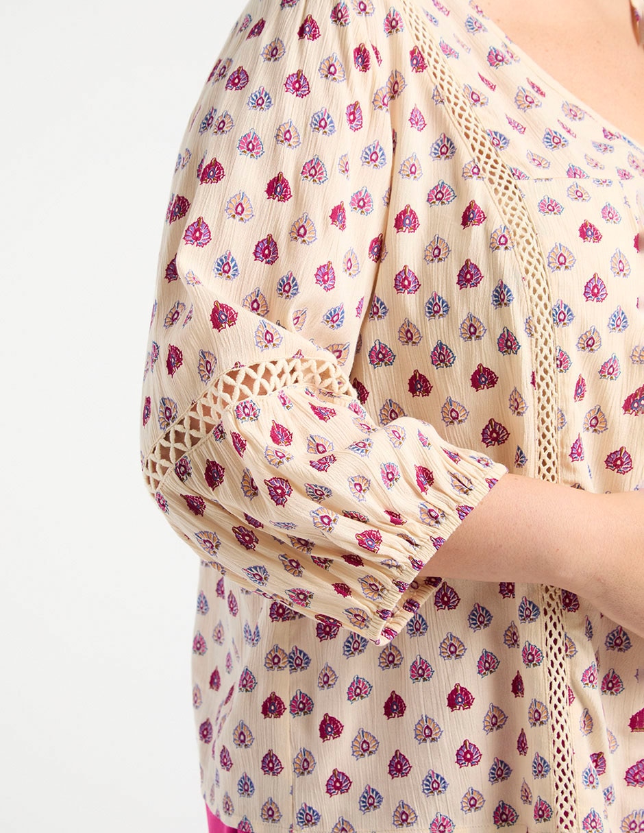 Blusa manga larga para mujer 10