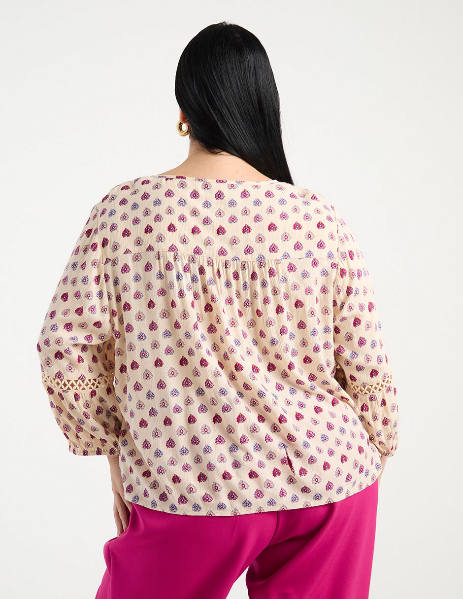 Blusa manga larga para mujer 11