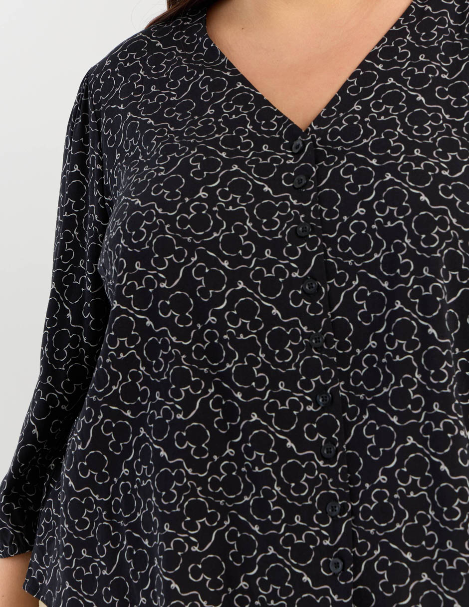 Blusa Disney Dtr manga larga para mujer