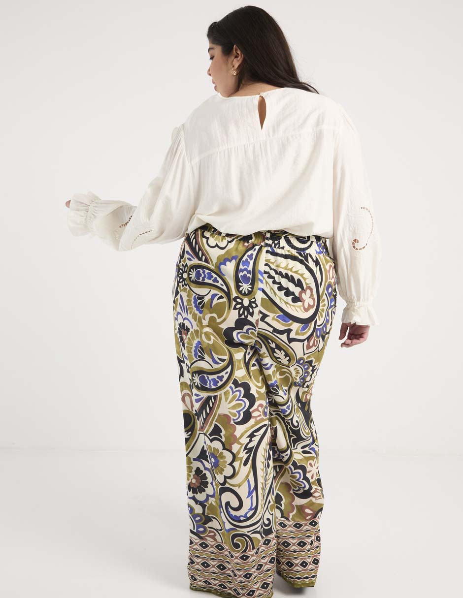 Pantalón amplio para mujer 4