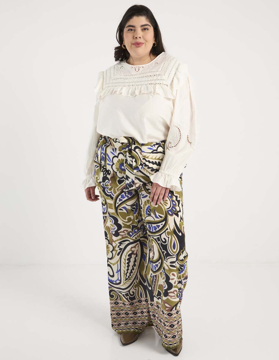 Pantalón amplio para mujer 3