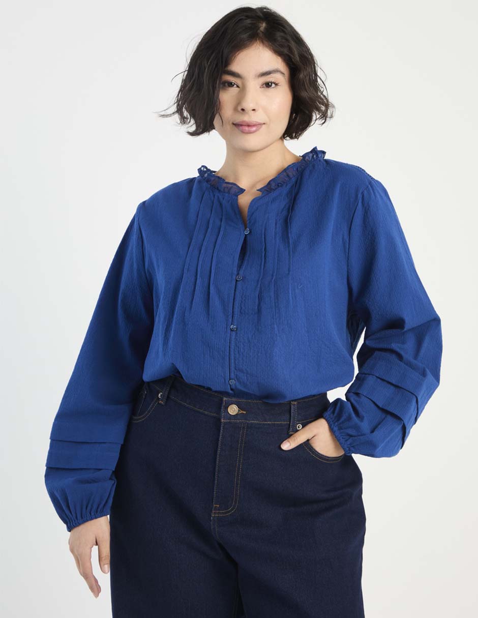 Blusa manga larga para mujer 1