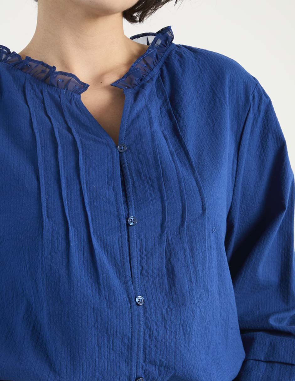 Blusa manga larga para mujer 8