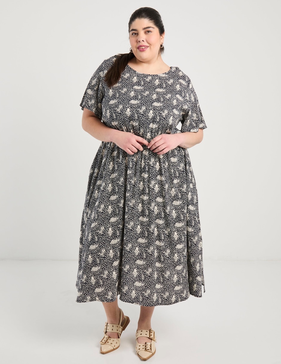 Vestido crop casual para mujer