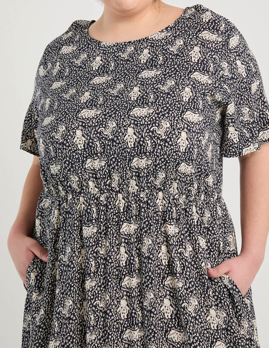 Vestido crop casual para mujer