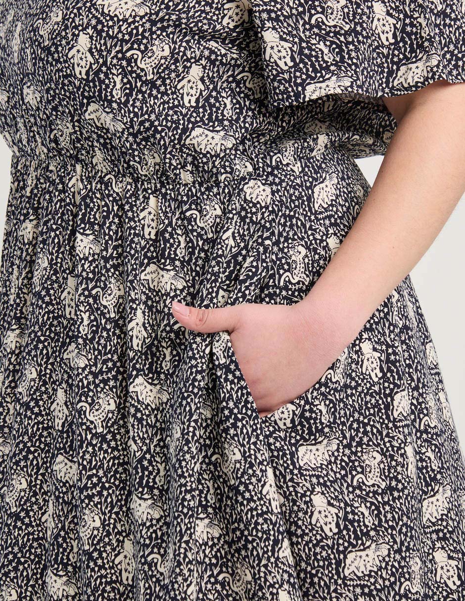 Vestido crop casual para mujer