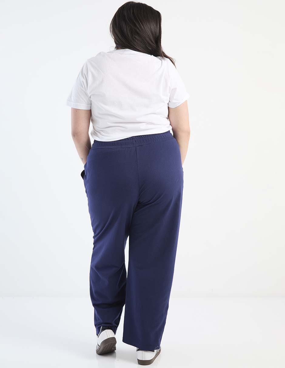Pants amplio con agujeta para mujer