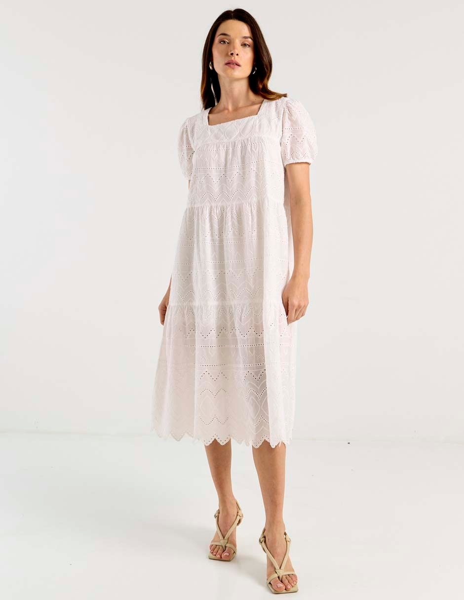 Vestido midi casual para mujer Vestido midi casual para mujer