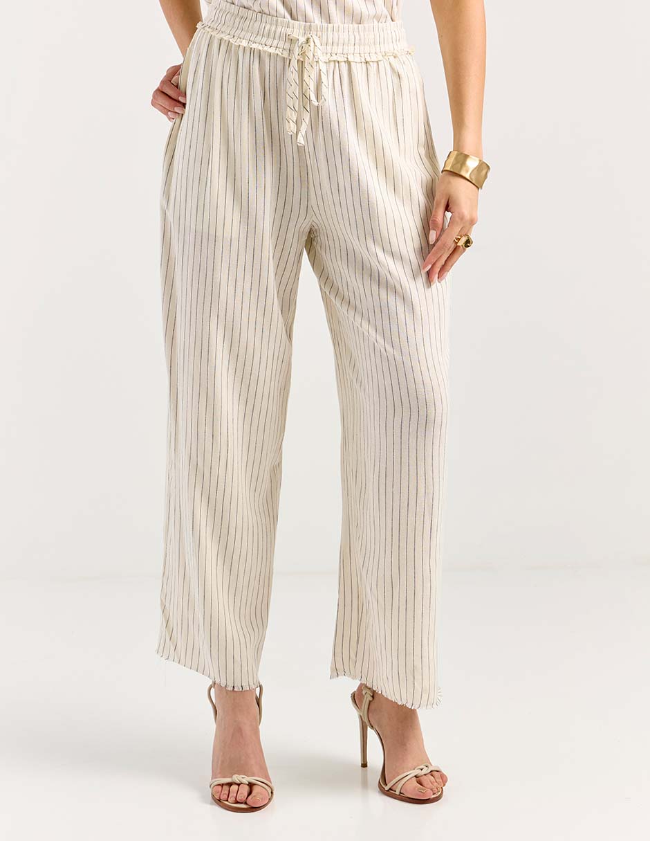 Pantalón coulotte amplio para mujer 1