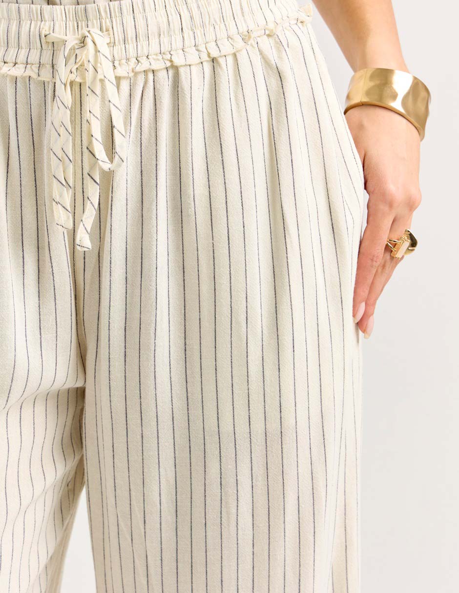 Pantalón coulotte amplio para mujer 7