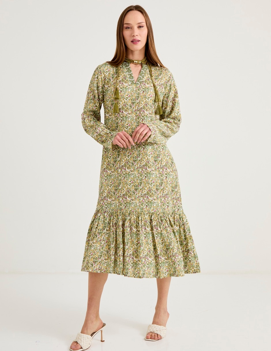 Vestido midi casual para mujer