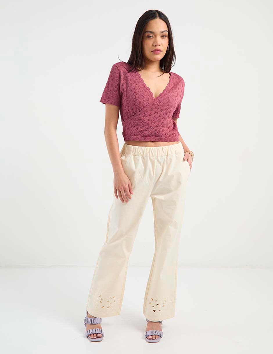 Pantalón easy pant amplio para mujer 4