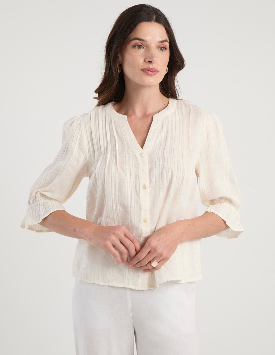 Blusa manga 3/4 para mujer 2