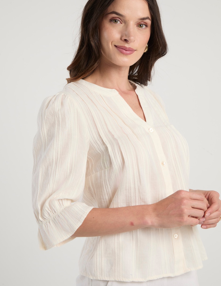 Blusa manga 3/4 para mujer 5