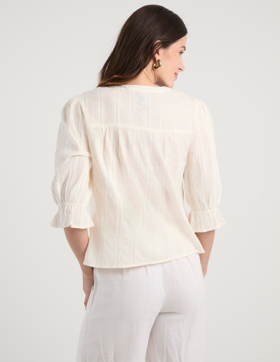 Blusa manga 3/4 para mujer 6