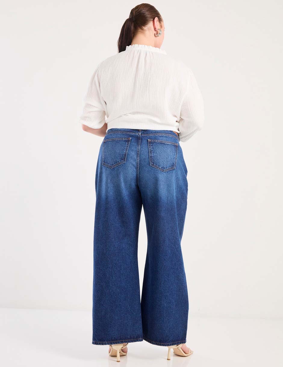 Jeans amplio para mujer