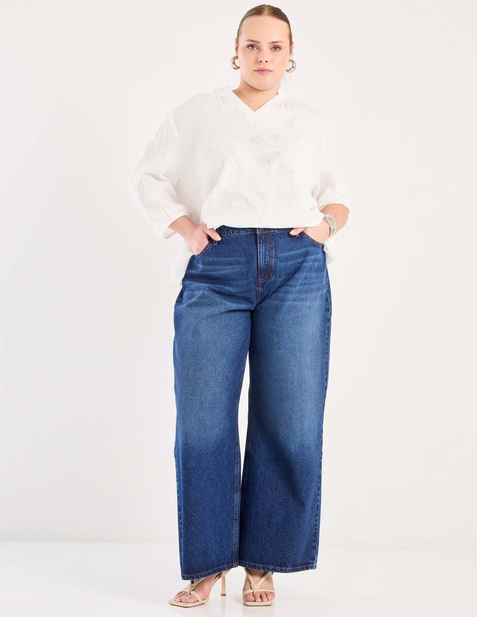Jeans amplio para mujer