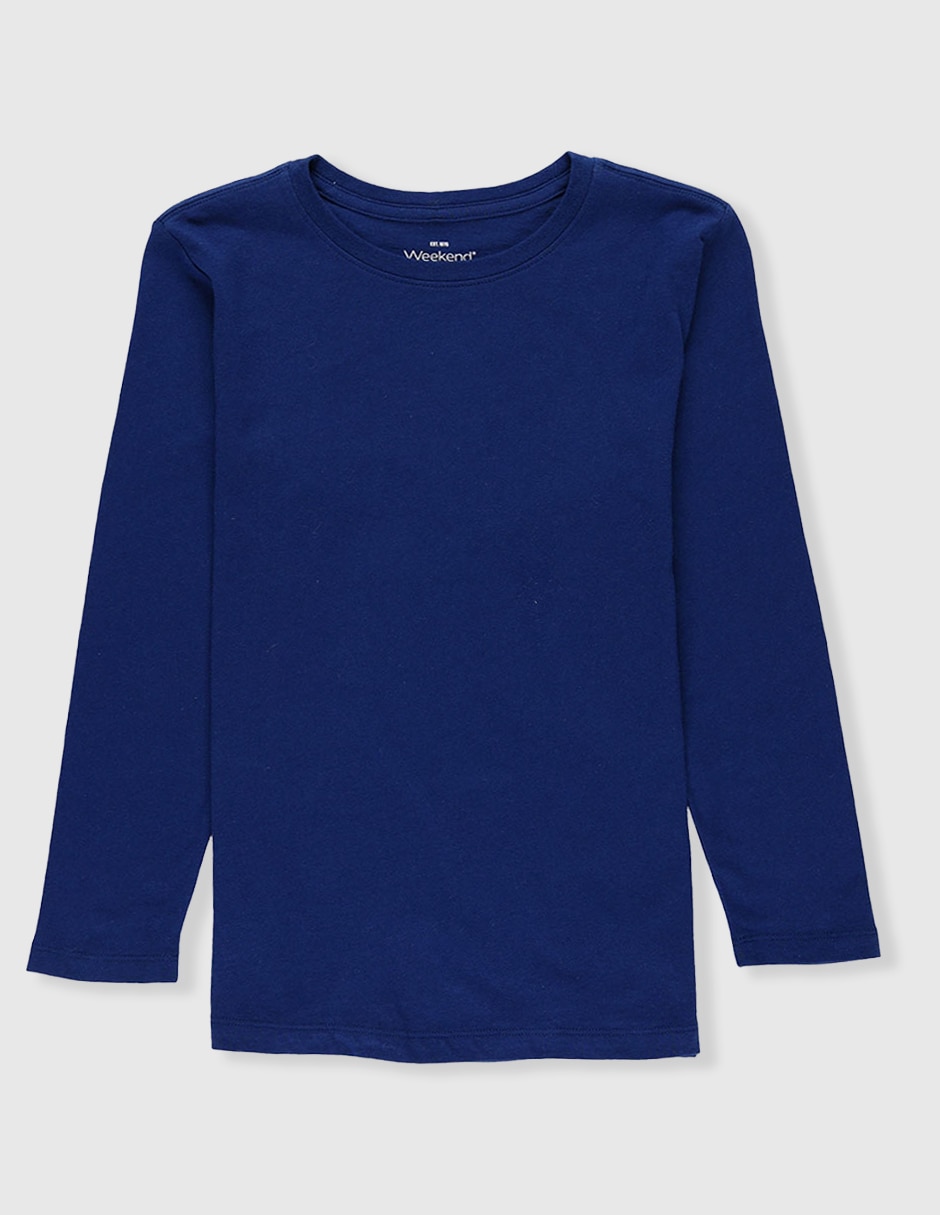 Playera Weekend manga larga para niño