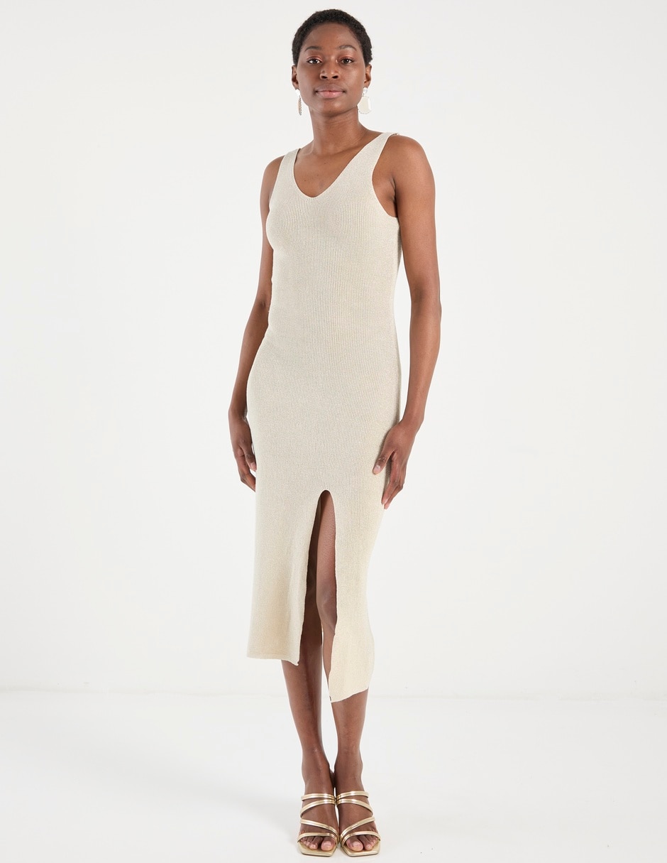 Vestido midi casual para mujer Vestido midi casual para mujer