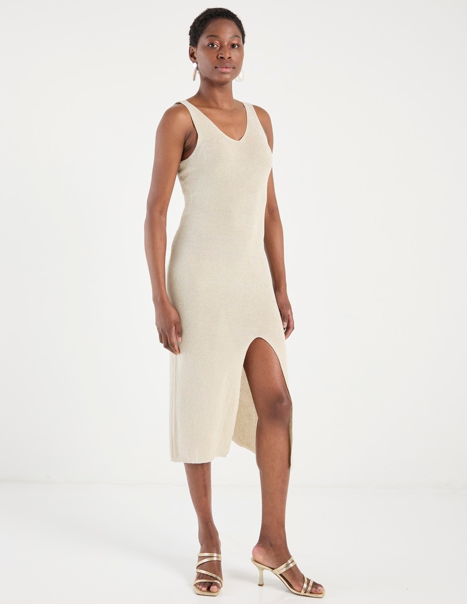 Vestido midi casual para mujer