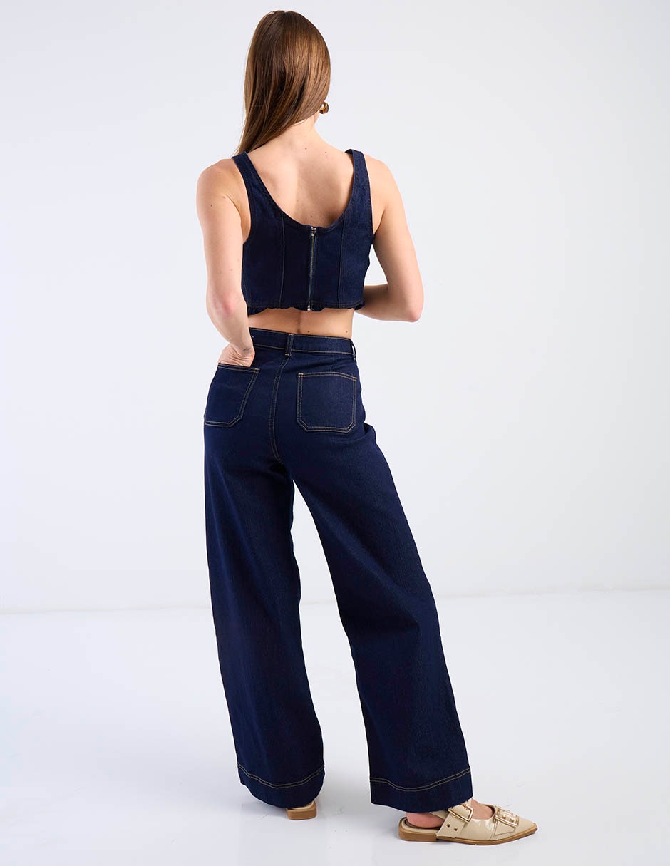 Jeans acampanado para mujer
