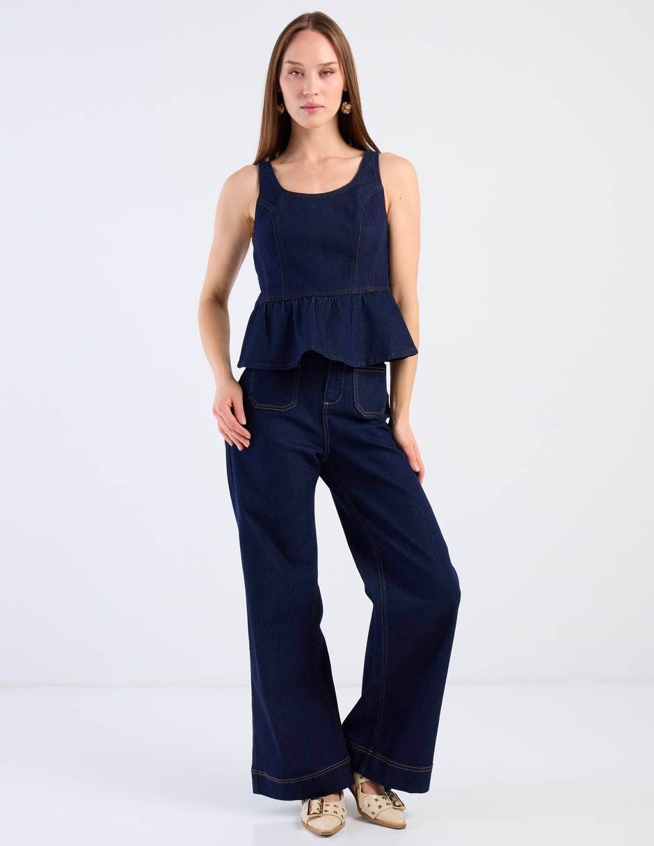 Jeans acampanado para mujer