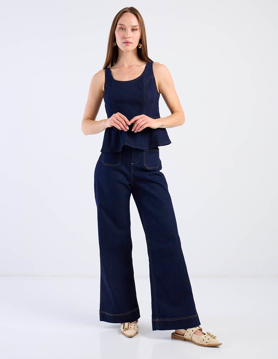 Jeans acampanado Metropolis para mujer