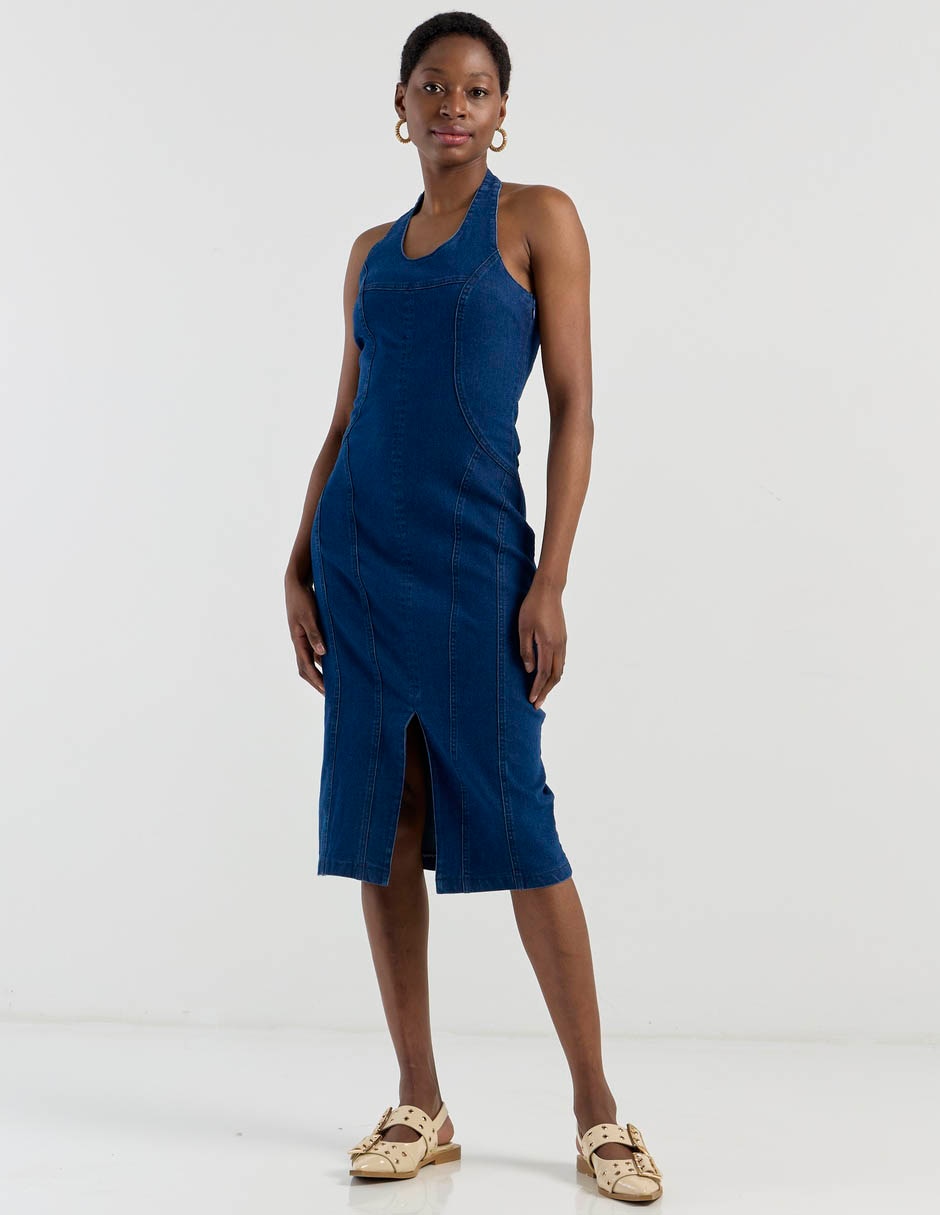 Vestido midi casual para mujer Vestido midi casual para mujer