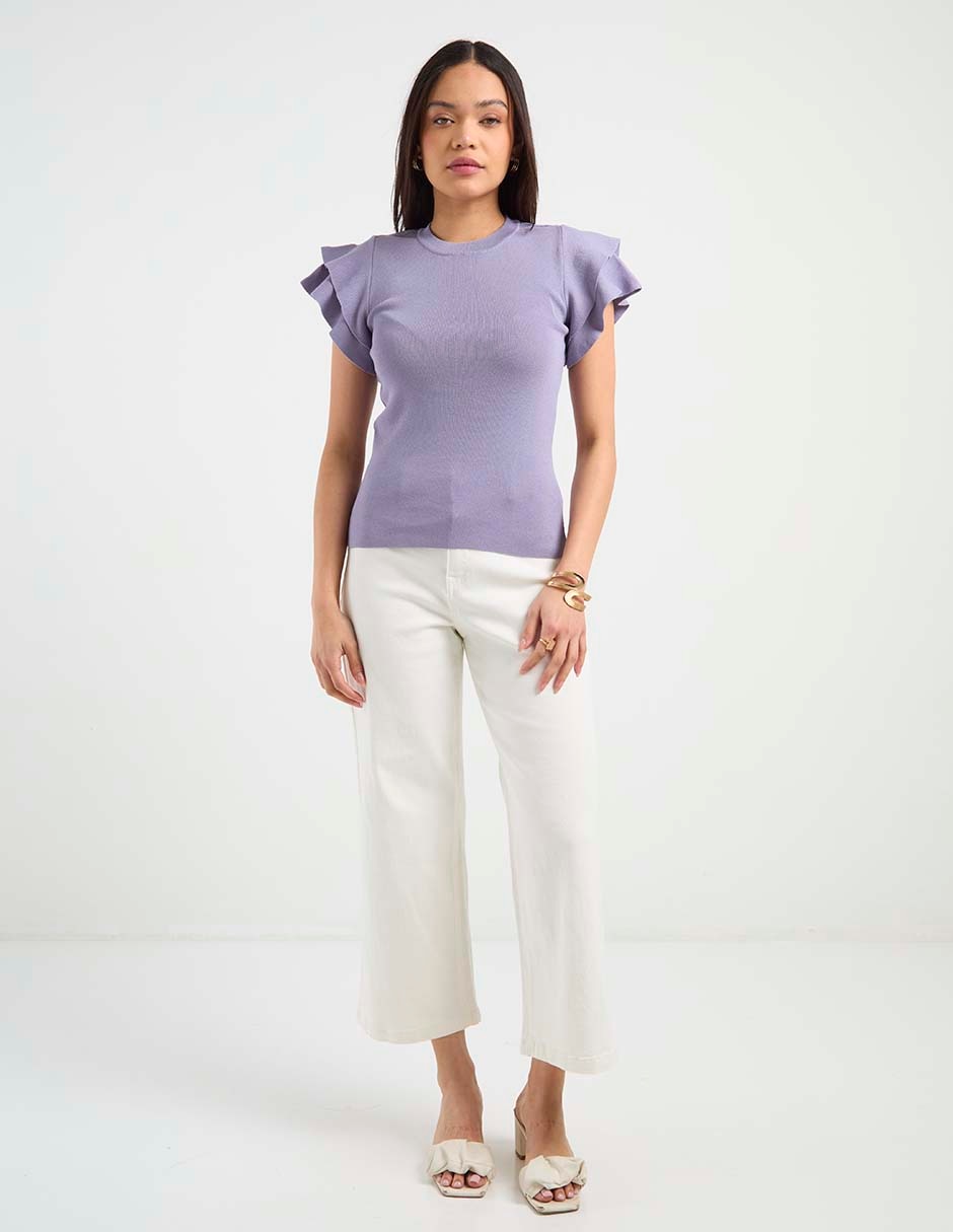 Jeans wide leg para mujer