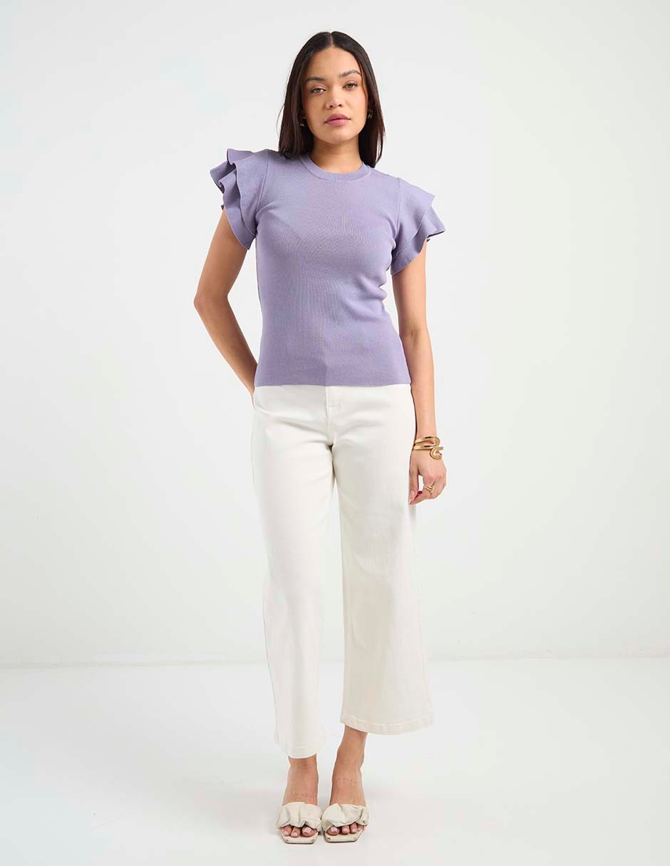 Jeans wide leg para mujer