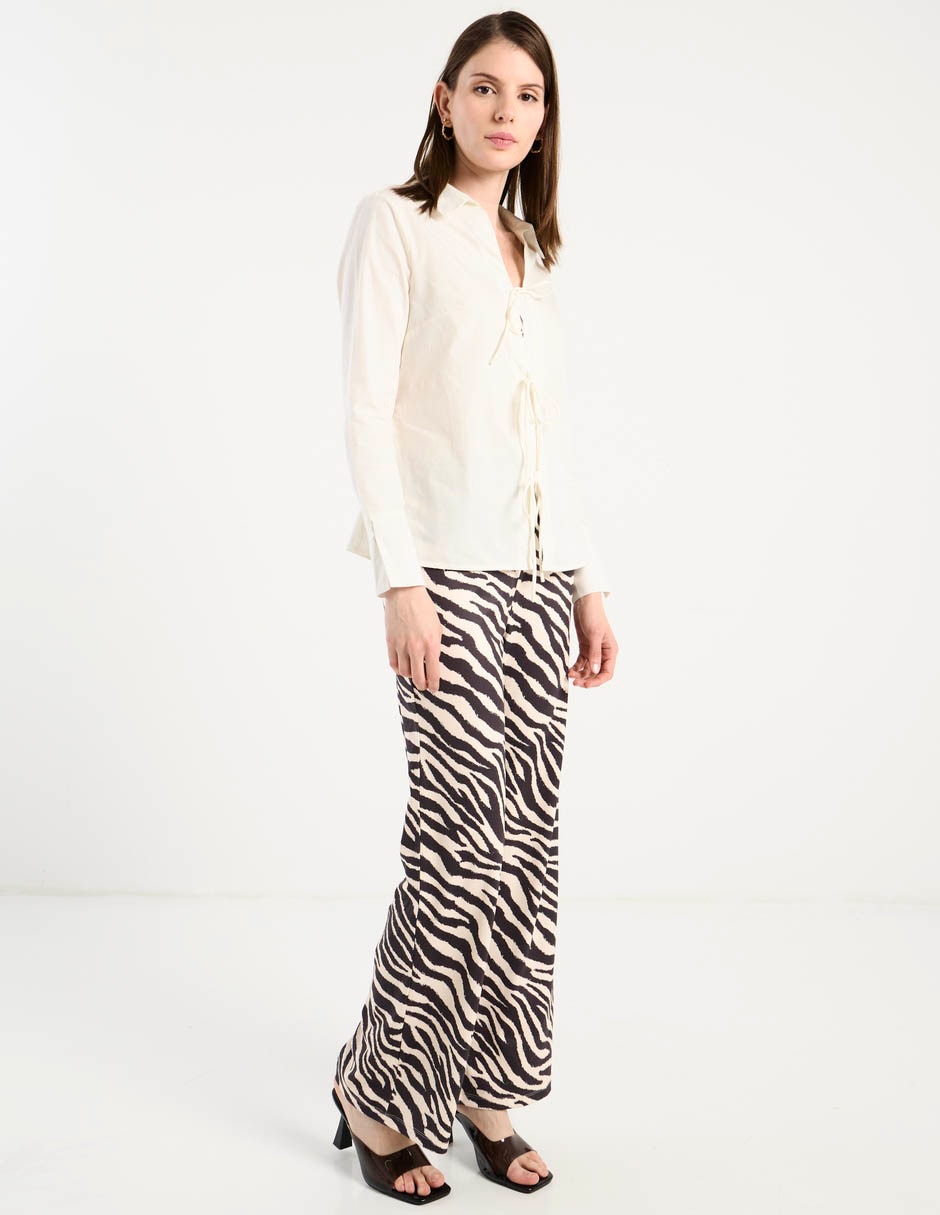 Pantalón straight para mujer 4