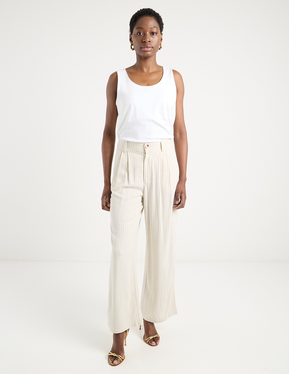 Pantalón amplio para mujer 4
