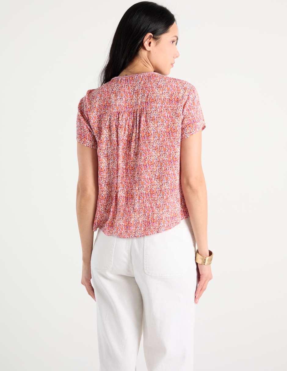 Blusa Week By Weekend manga corta para mujer