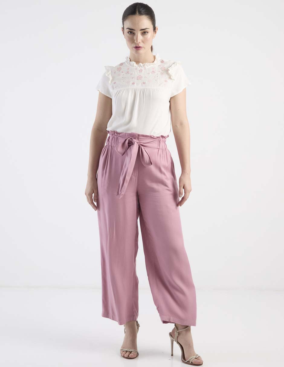Blusa Week By Weekend manga corta para mujer