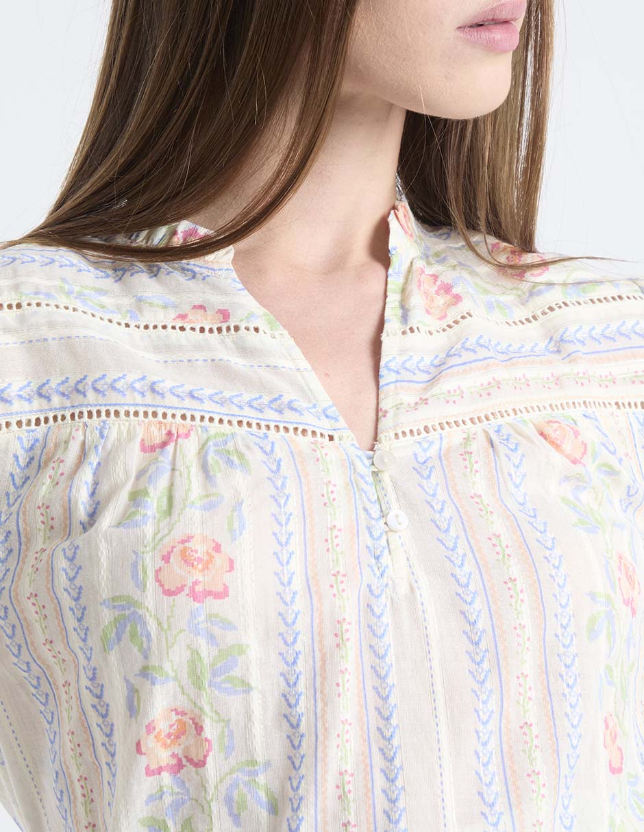 Blusa Week By Weekend manga larga para mujer