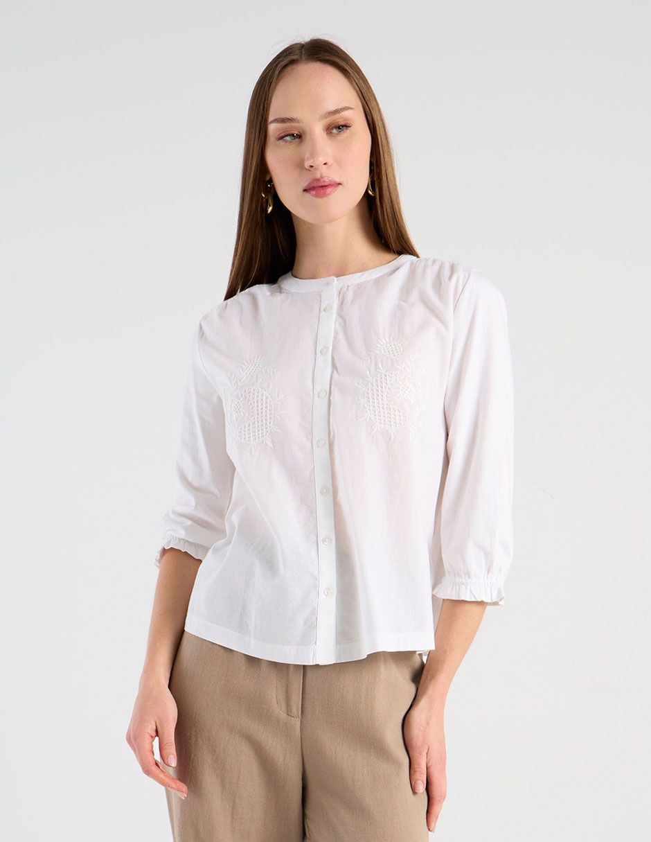 Blusa manga 3/4 para mujer 2