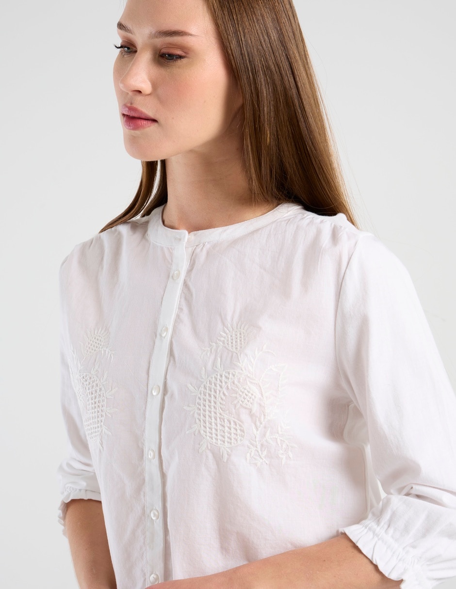 Blusa manga 3/4 para mujer 4